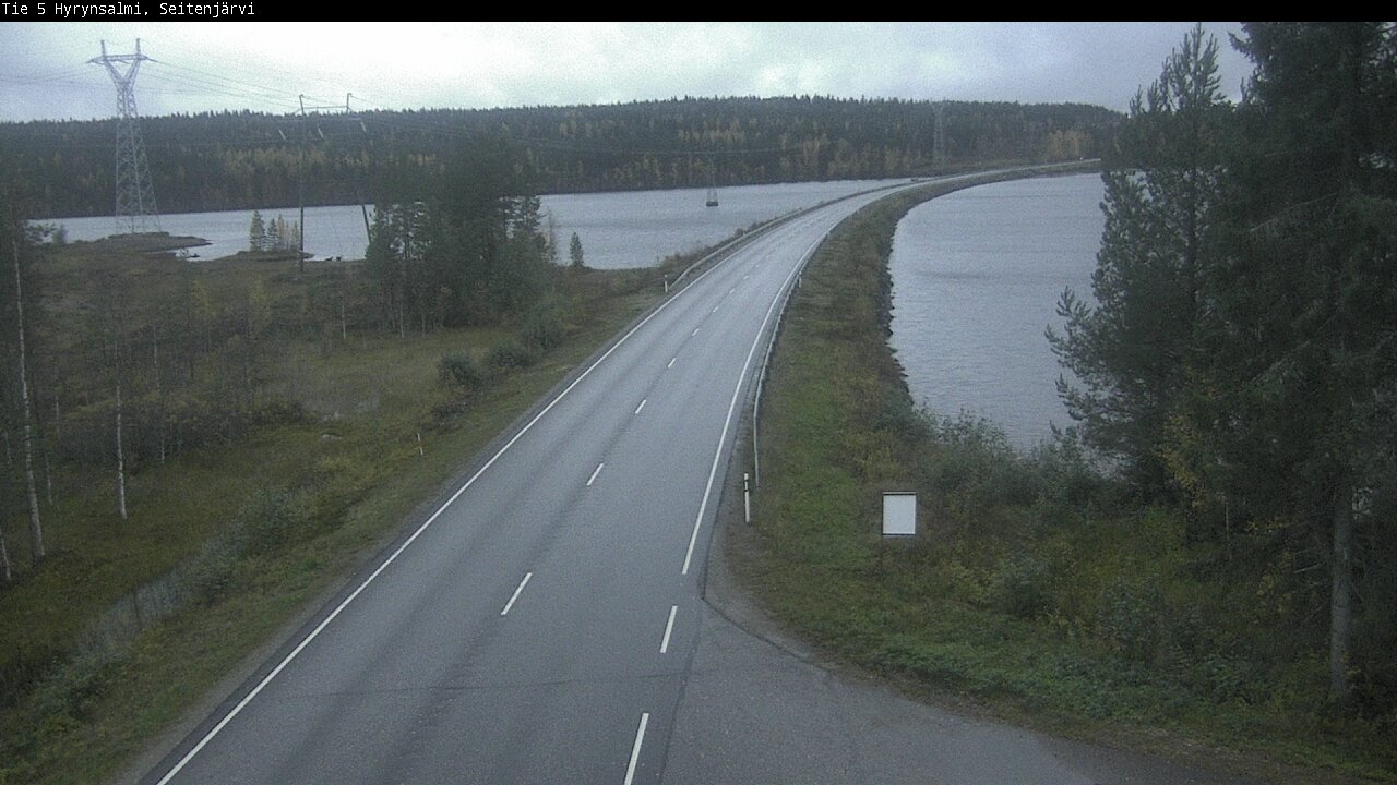Kelikamerat Kuva Tie 5 Hyrynsalmi, Seitenjärvi, Hyrynsalmi, Kainuu