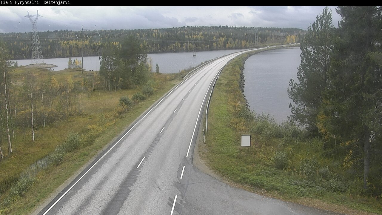 Kelikamerat Kuva Tie 5 Hyrynsalmi, Seitenjärvi, Hyrynsalmi, Kainuu