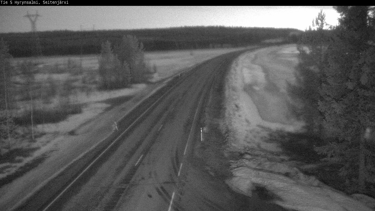 Kelikamerat Kuva Tie 5 Hyrynsalmi, Seitenjärvi, Hyrynsalmi, Kainuu