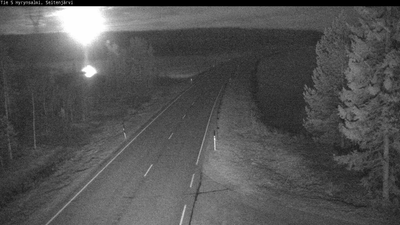 Weather Camera Image Road 5 Hyrynsalmi, Seitenjärvi, Hyrynsalmi, Kainuu