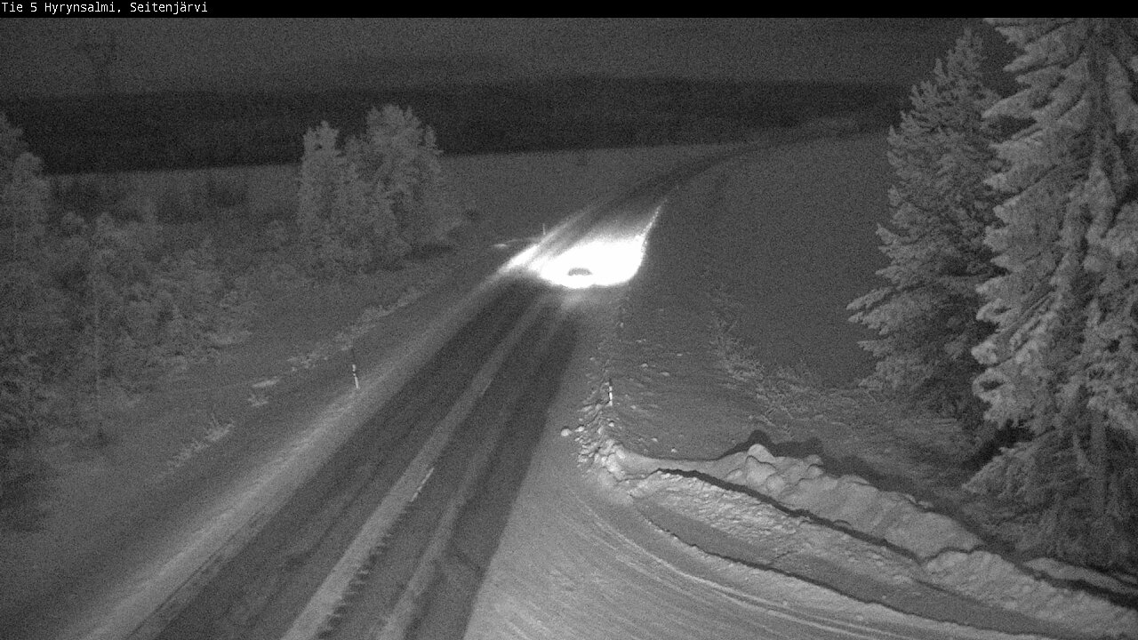 Kelikamerat Kuva Tie 5 Hyrynsalmi, Seitenjärvi, Hyrynsalmi, Kainuu