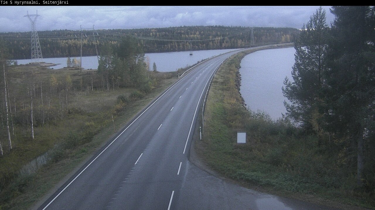 Kelikamerat Kuva Tie 5 Hyrynsalmi, Seitenjärvi, Hyrynsalmi, Kainuu