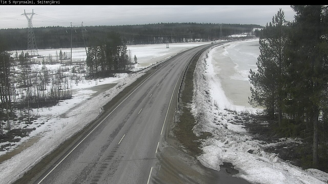 Kelikamerat Kuva Tie 5 Hyrynsalmi, Seitenjärvi, Hyrynsalmi, Kainuu