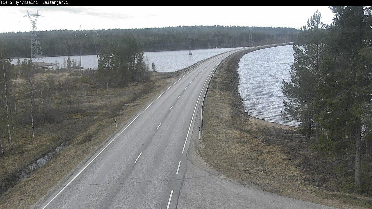 Kelikamerat Kuva Tie 5 Hyrynsalmi, Seitenjärvi, Hyrynsalmi, Kainuu