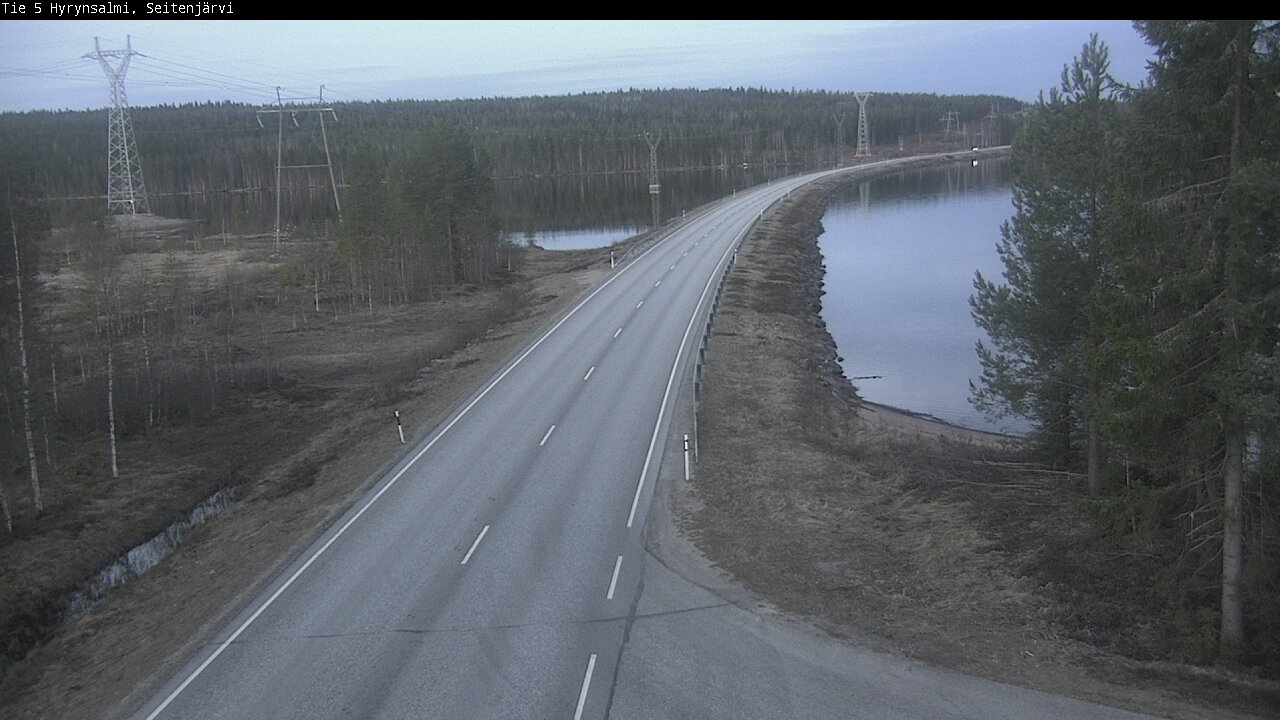 Kelikamerat Kuva Tie 5 Hyrynsalmi, Seitenjärvi, Hyrynsalmi, Kainuu