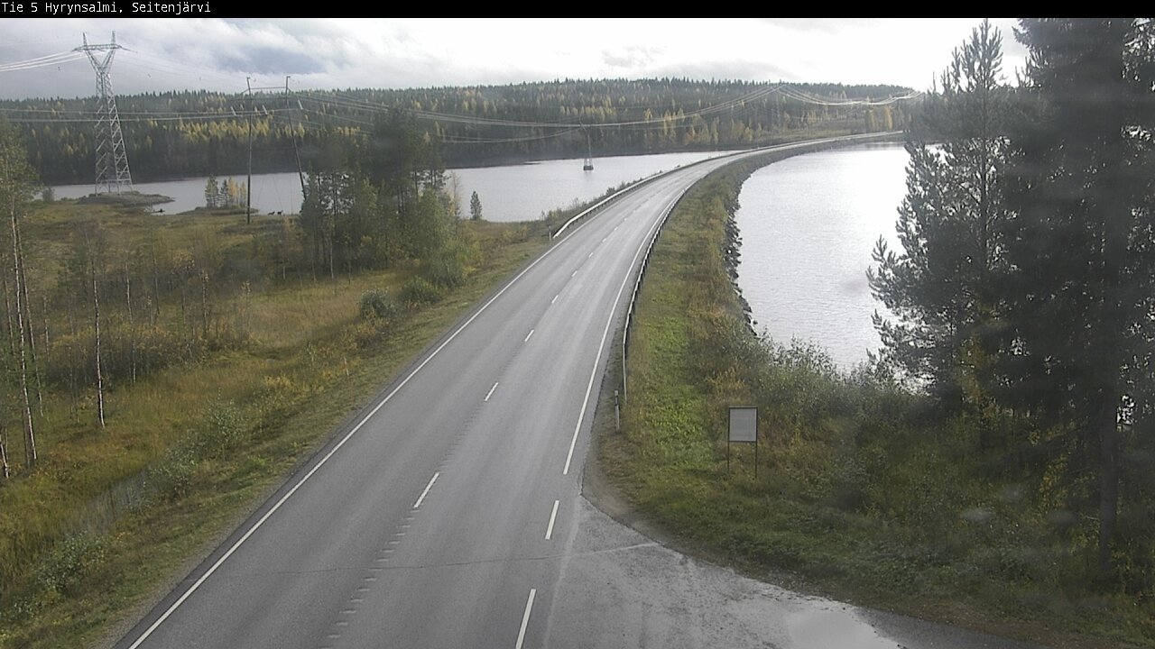Kelikamerat Kuva Tie 5 Hyrynsalmi, Seitenjärvi, Hyrynsalmi, Kainuu