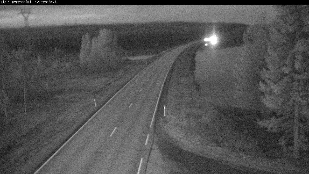 Kelikamerat Kuva Tie 5 Hyrynsalmi, Seitenjärvi, Hyrynsalmi, Kainuu