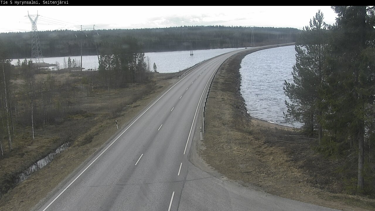 Kelikamerat Kuva Tie 5 Hyrynsalmi, Seitenjärvi, Hyrynsalmi, Kainuu