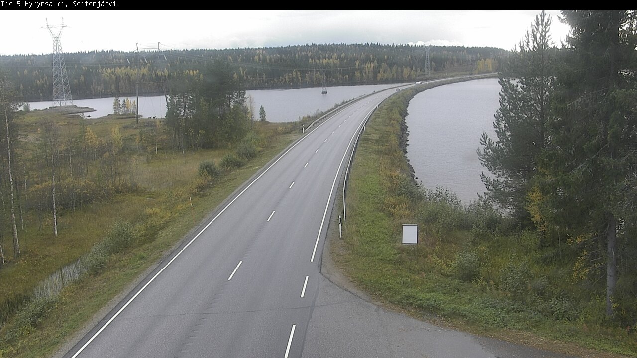 Kelikamerat Kuva Tie 5 Hyrynsalmi, Seitenjärvi, Hyrynsalmi, Kainuu