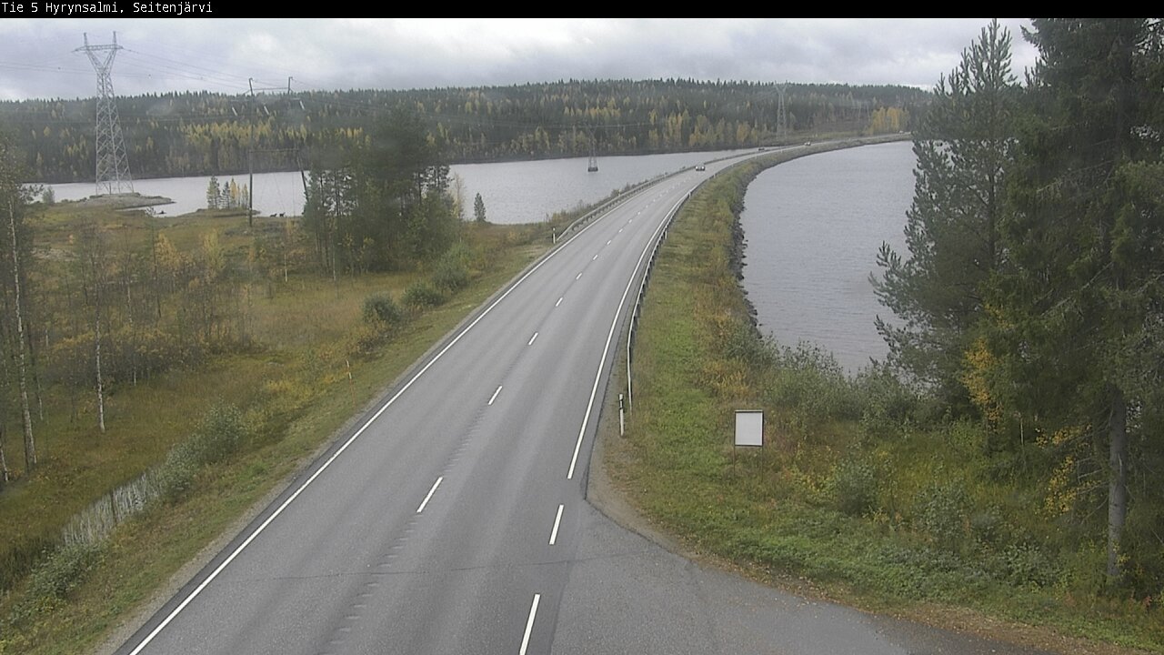 Kelikamerat Kuva Tie 5 Hyrynsalmi, Seitenjärvi, Hyrynsalmi, Kainuu