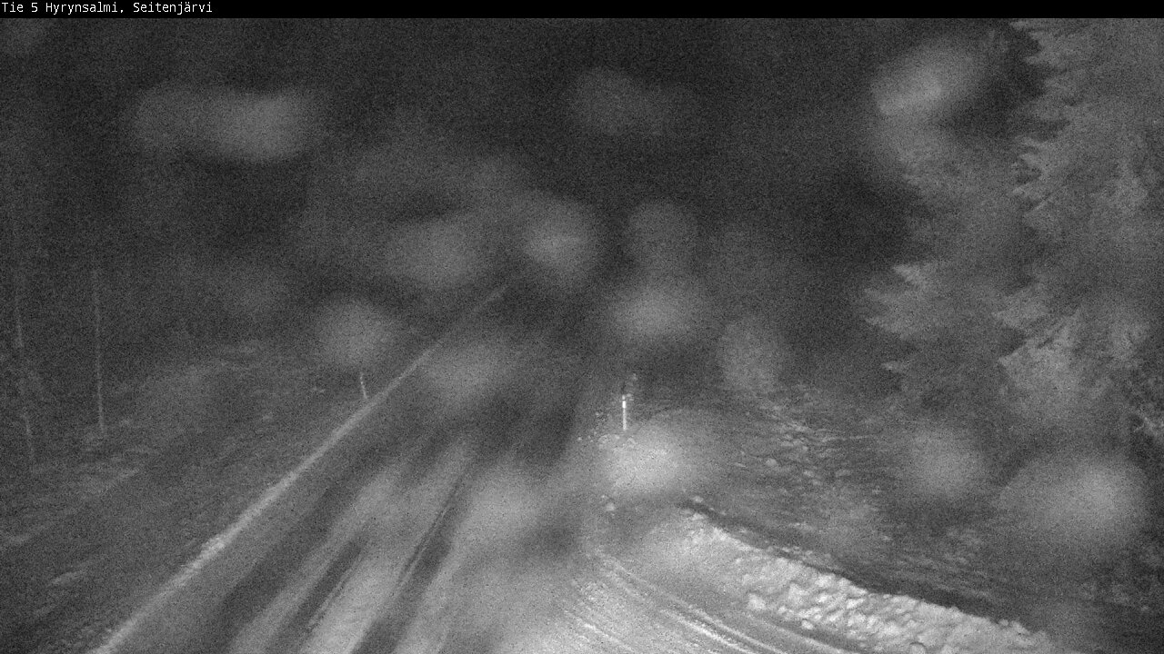 Weather Camera Image Road 5 Hyrynsalmi, Seitenjärvi, Hyrynsalmi, Kainuu