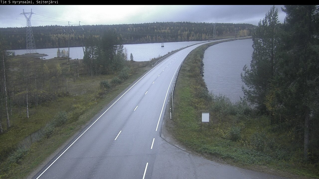 Kelikamerat Kuva Tie 5 Hyrynsalmi, Seitenjärvi, Hyrynsalmi, Kainuu