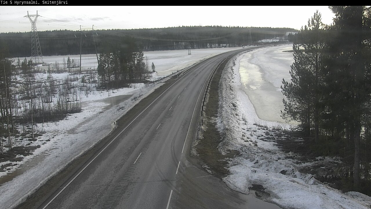 Kelikamerat Kuva Tie 5 Hyrynsalmi, Seitenjärvi, Hyrynsalmi, Kainuu