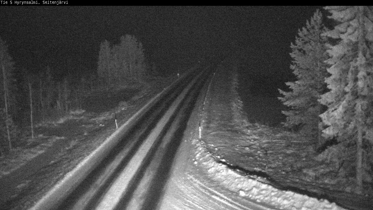 Weather Camera Image Road 5 Hyrynsalmi, Seitenjärvi, Hyrynsalmi, Kainuu