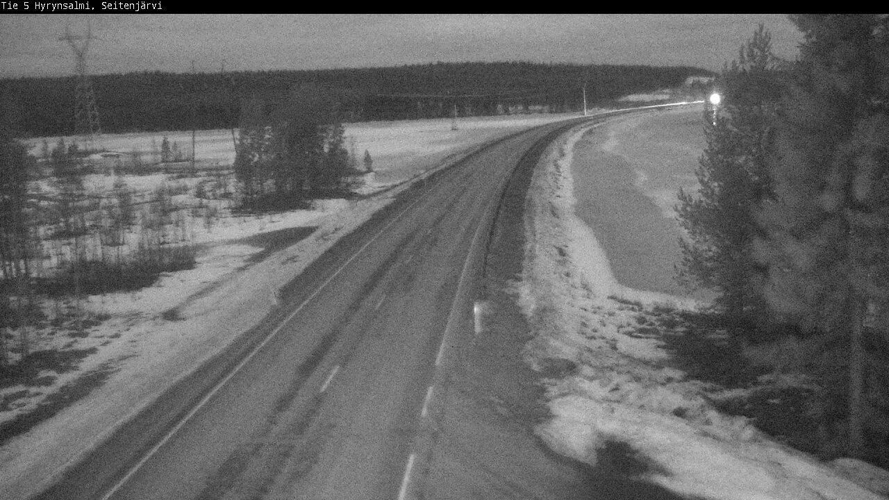 Kelikamerat Kuva Tie 5 Hyrynsalmi, Seitenjärvi, Hyrynsalmi, Kainuu