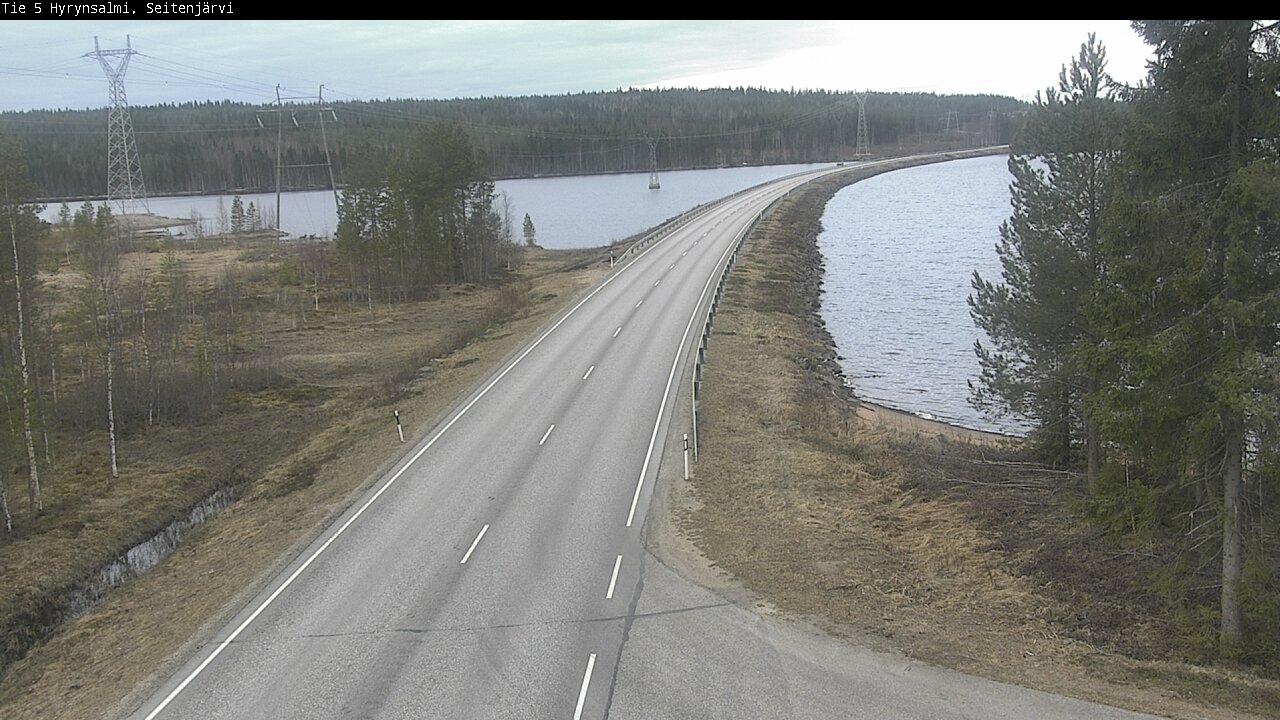 Kelikamerat Kuva Tie 5 Hyrynsalmi, Seitenjärvi, Hyrynsalmi, Kainuu