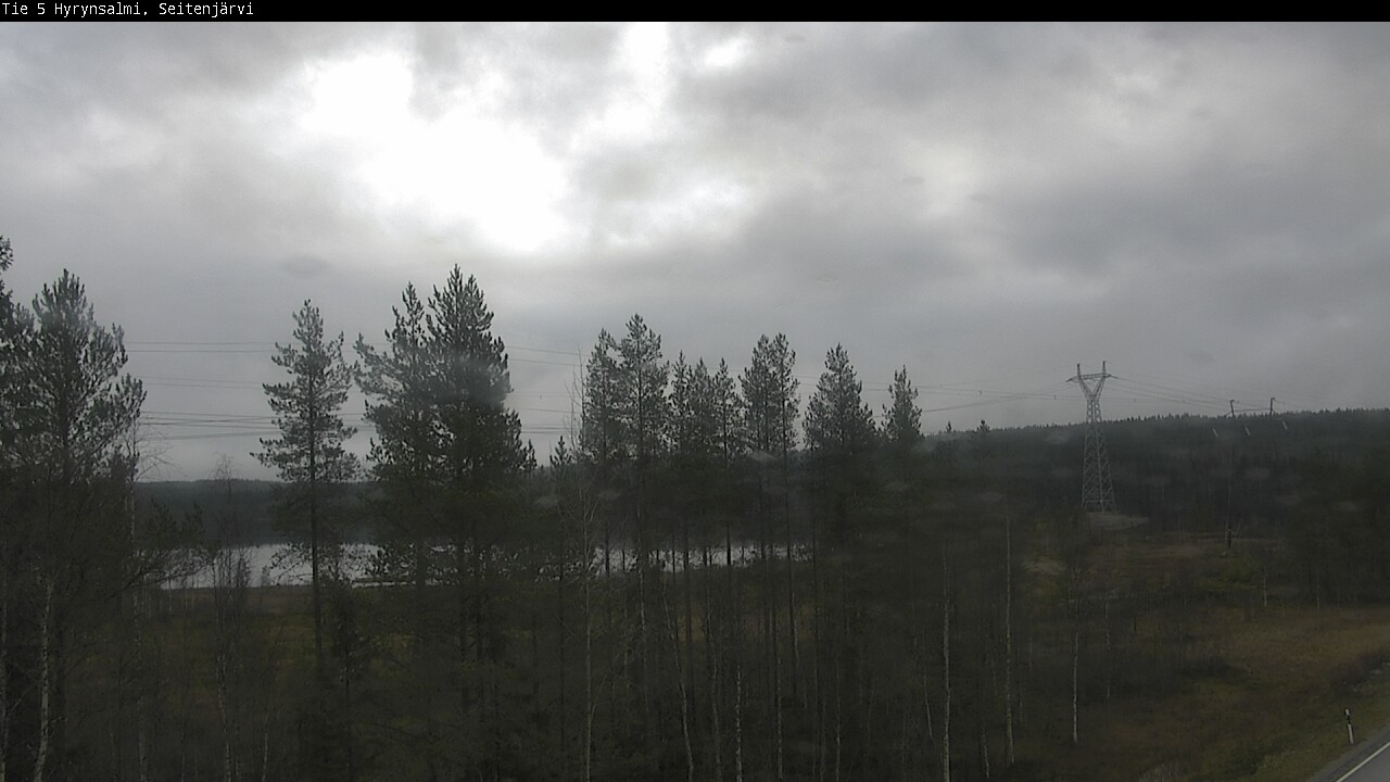 Kelikamerat Kuva Tie 5 Hyrynsalmi, Seitenjärvi, Hyrynsalmi, Kainuu