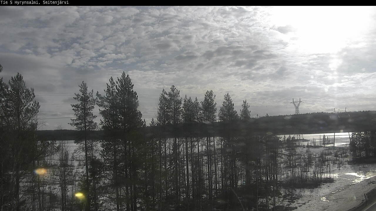 Weather Camera Image Road 5 Hyrynsalmi, Seitenjärvi, Hyrynsalmi, Kainuu