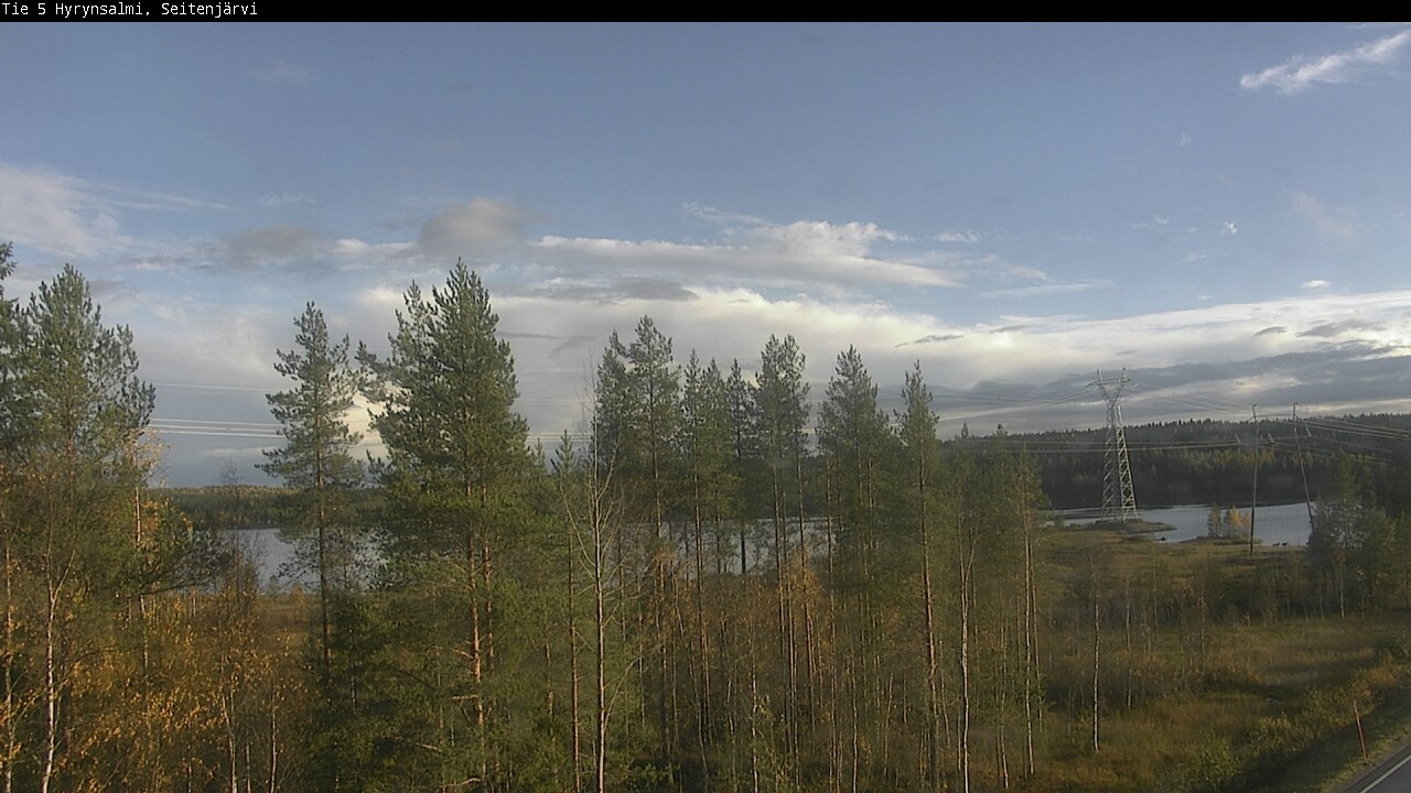 Kelikamerat Kuva Tie 5 Hyrynsalmi, Seitenjärvi, Hyrynsalmi, Kainuu