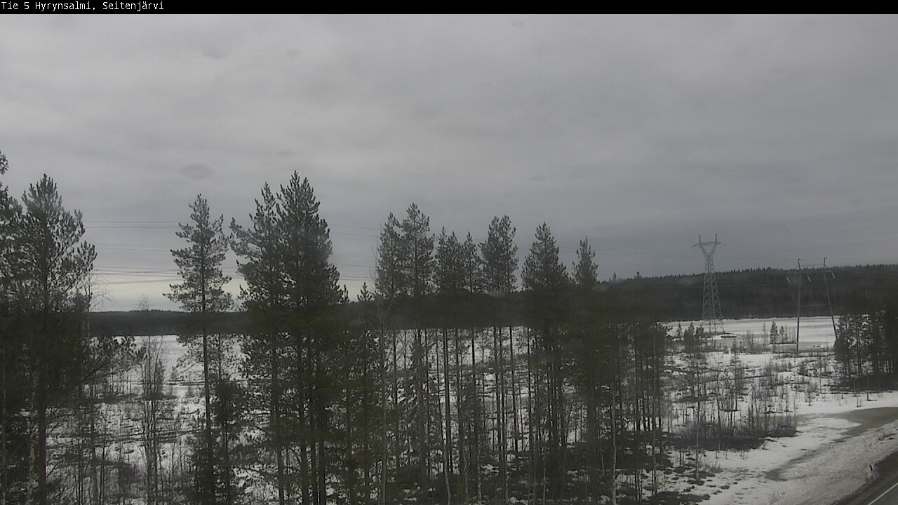Kelikamerat Kuva Tie 5 Hyrynsalmi, Seitenjärvi, Hyrynsalmi, Kainuu