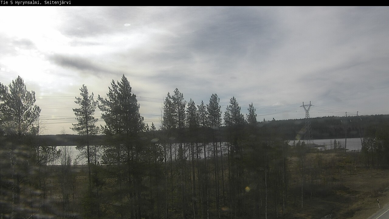 Weather Camera Image Väg 5 Hyrynsalmi, Seitenjärvi, Hyrynsalmi, Kainuu