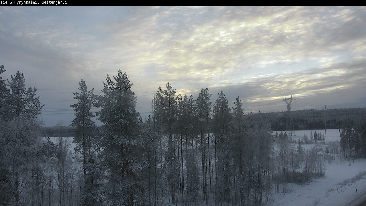 Kelikamerat Kuva Tie 5 Hyrynsalmi, Seitenjärvi, Hyrynsalmi, Kainuu