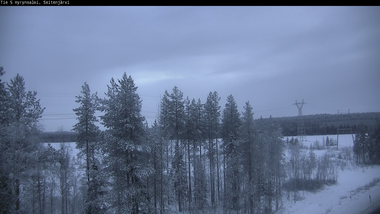 Kelikamerat Kuva Tie 5 Hyrynsalmi, Seitenjärvi, Hyrynsalmi, Kainuu