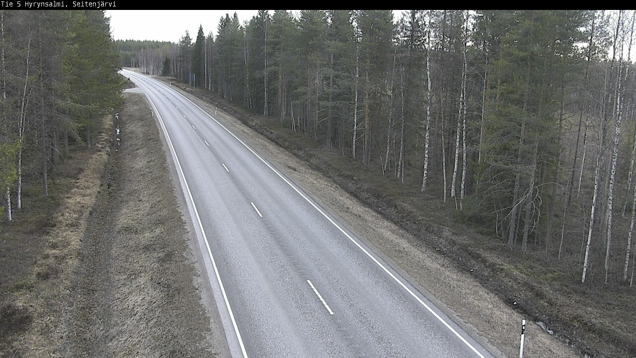 Kelikamerat Kuva Tie 5 Hyrynsalmi, Seitenjärvi, Hyrynsalmi, Kainuu