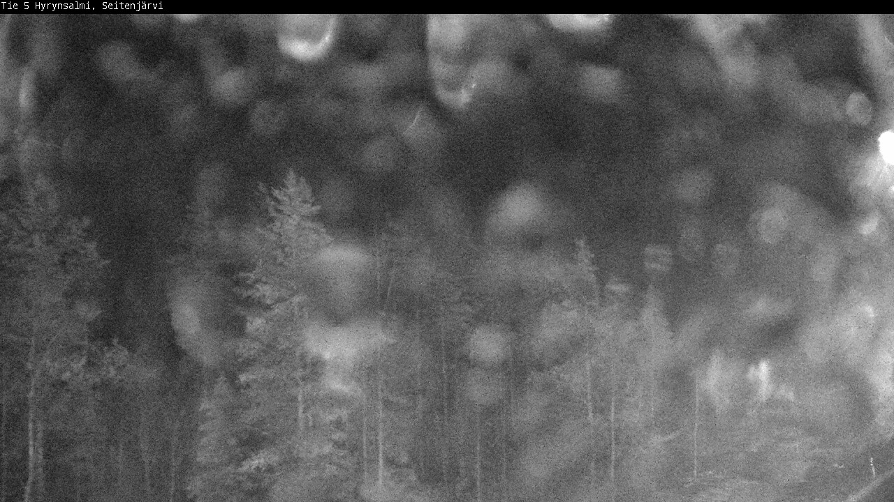 Weather Camera Image Väg 5 Hyrynsalmi, Seitenjärvi, Hyrynsalmi, Kainuu