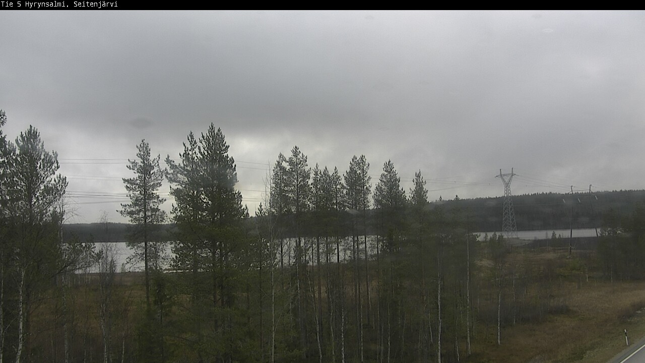 Kelikamerat Kuva Tie 5 Hyrynsalmi, Seitenjärvi, Hyrynsalmi, Kainuu