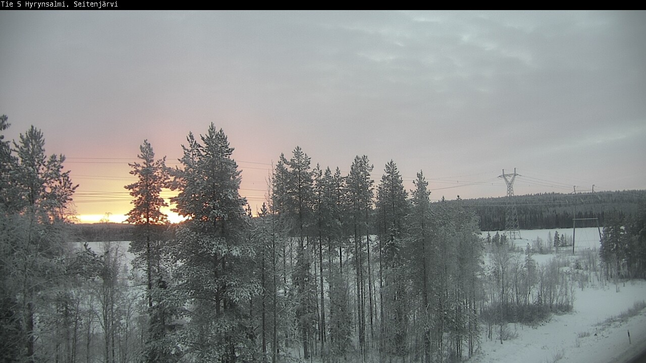 Kelikamerat Kuva Tie 5 Hyrynsalmi, Seitenjärvi, Hyrynsalmi, Kainuu