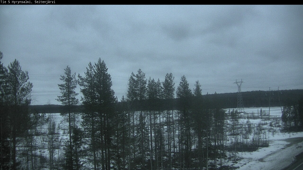 Kelikamerat Kuva Tie 5 Hyrynsalmi, Seitenjärvi, Hyrynsalmi, Kainuu