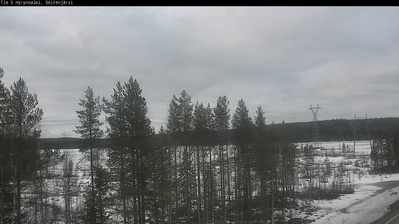 Kelikamerat Kuva Tie 5 Hyrynsalmi, Seitenjärvi, Hyrynsalmi, Kainuu