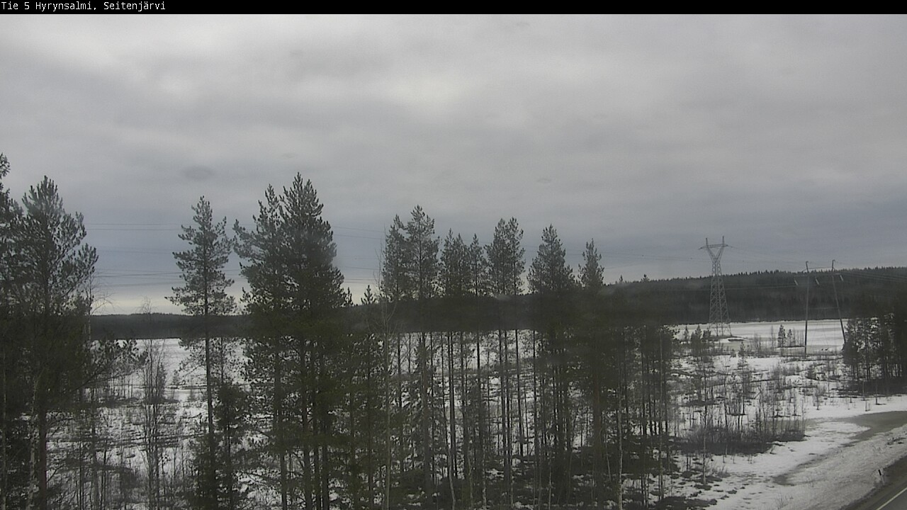Kelikamerat Kuva Tie 5 Hyrynsalmi, Seitenjärvi, Hyrynsalmi, Kainuu