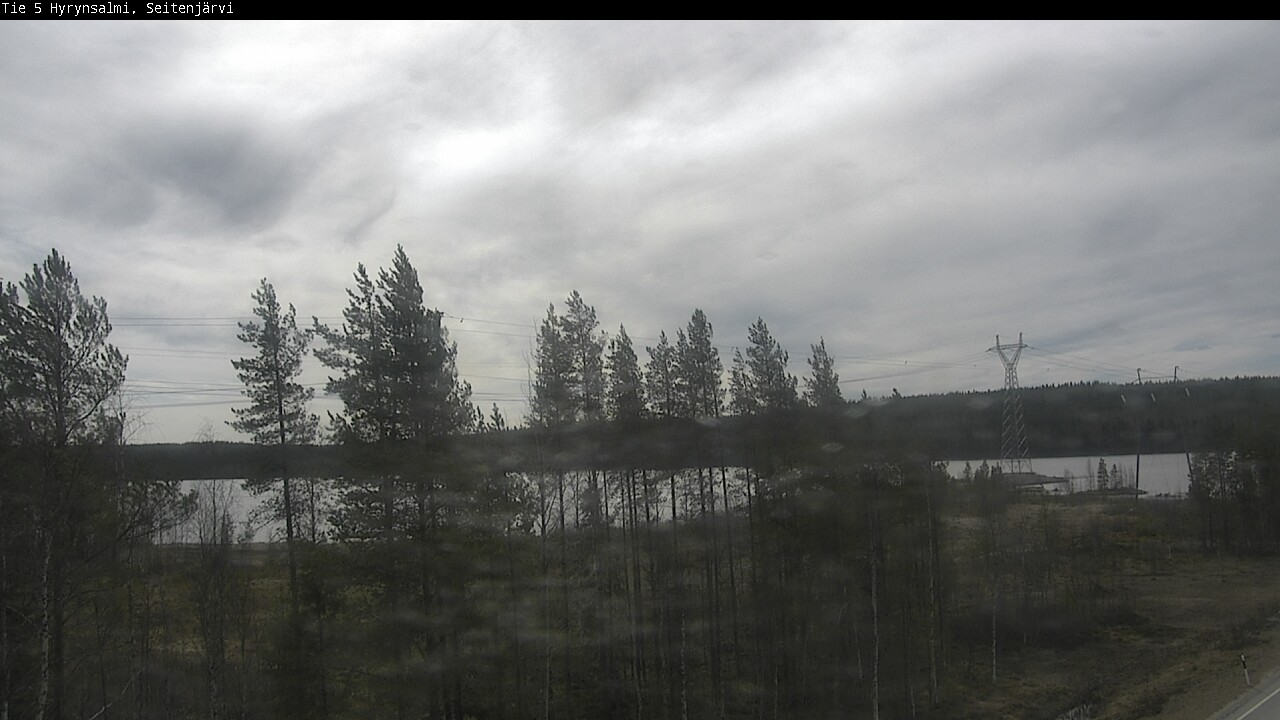Weather Camera Image Väg 5 Hyrynsalmi, Seitenjärvi, Hyrynsalmi, Kainuu