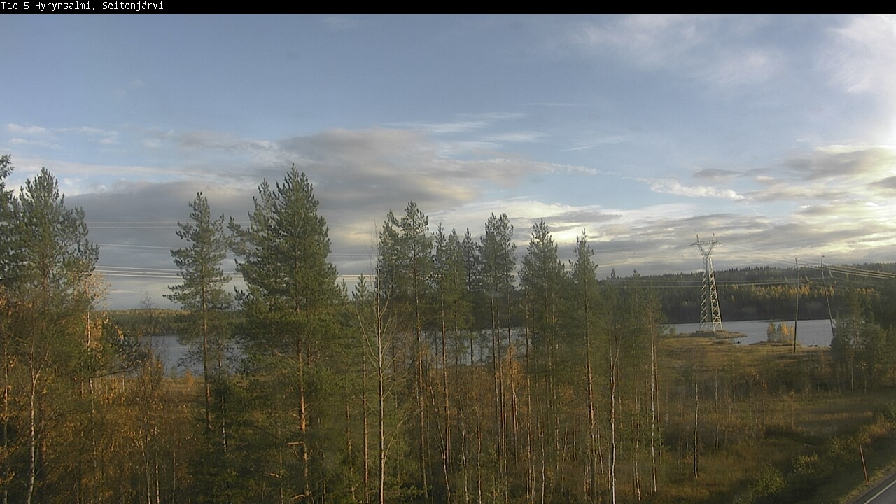 Kelikamerat Kuva Tie 5 Hyrynsalmi, Seitenjärvi, Hyrynsalmi, Kainuu
