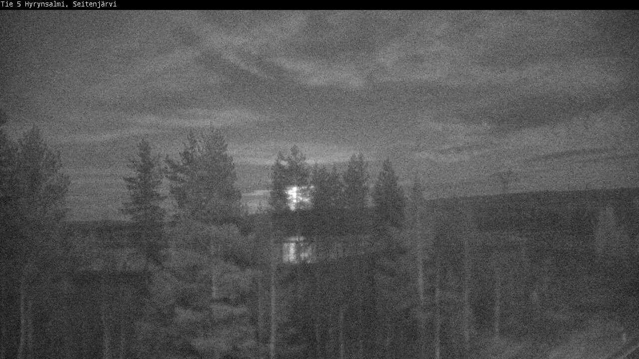 Weather Camera Image Väg 5 Hyrynsalmi, Seitenjärvi, Hyrynsalmi, Kainuu