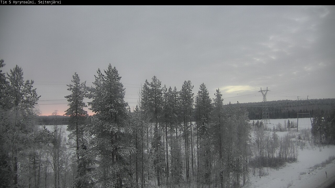 Kelikamerat Kuva Tie 5 Hyrynsalmi, Seitenjärvi, Hyrynsalmi, Kainuu