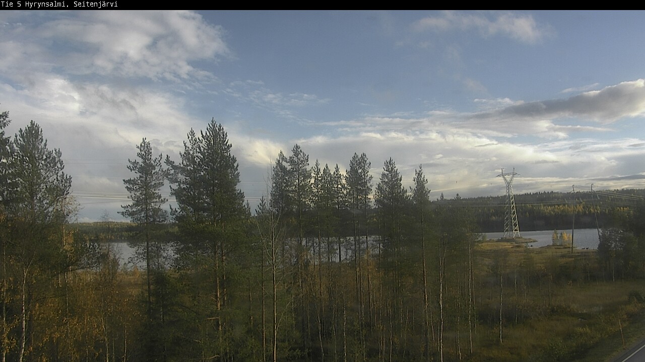 Kelikamerat Kuva Tie 5 Hyrynsalmi, Seitenjärvi, Hyrynsalmi, Kainuu