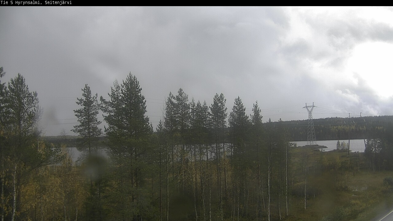 Weather Camera Image Road 5 Hyrynsalmi, Seitenjärvi, Hyrynsalmi, Kainuu