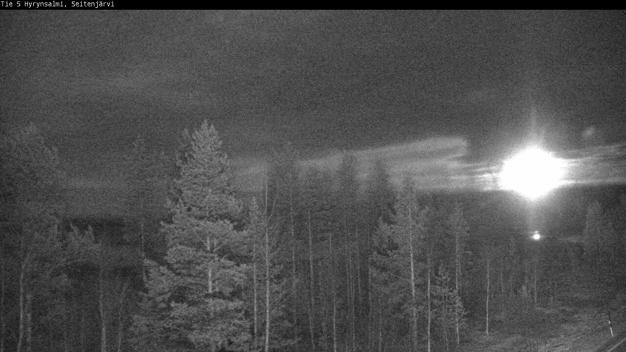 Weather Camera Image Väg 5 Hyrynsalmi, Seitenjärvi, Hyrynsalmi, Kainuu