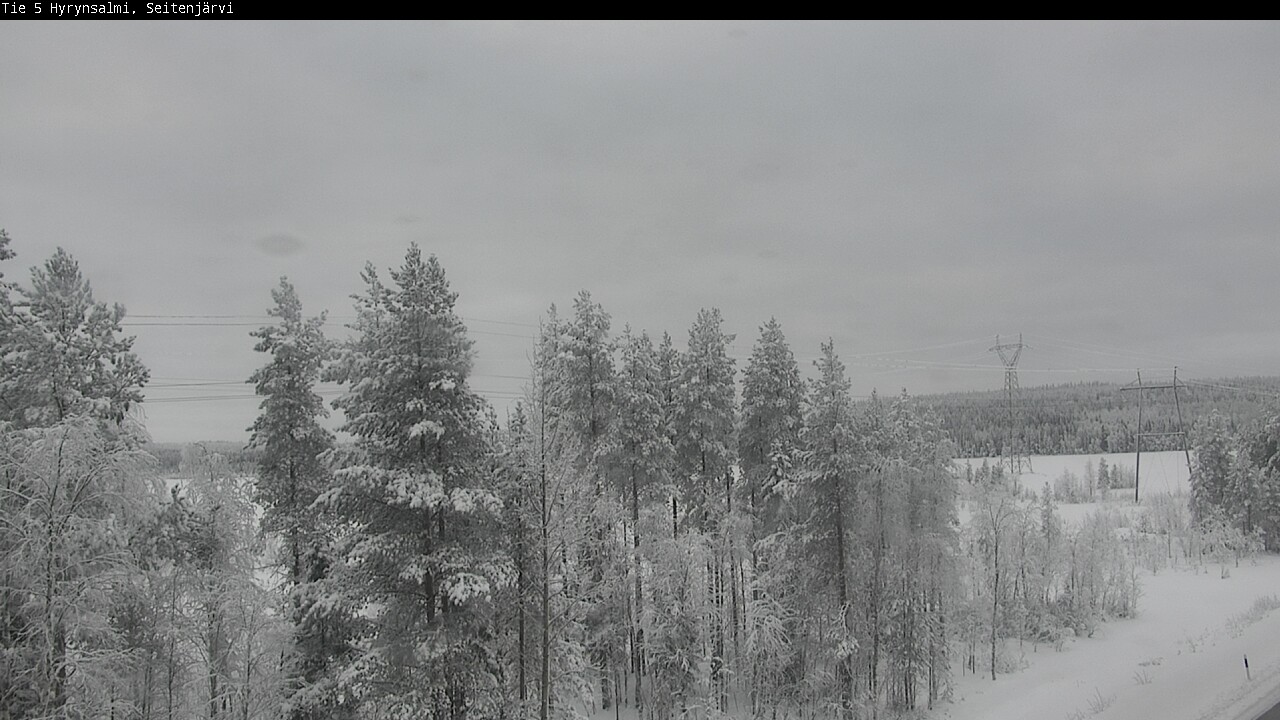 Kelikamerat Kuva Tie 5 Hyrynsalmi, Seitenjärvi, Hyrynsalmi, Kainuu