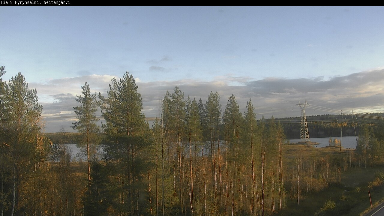 Kelikamerat Kuva Tie 5 Hyrynsalmi, Seitenjärvi, Hyrynsalmi, Kainuu