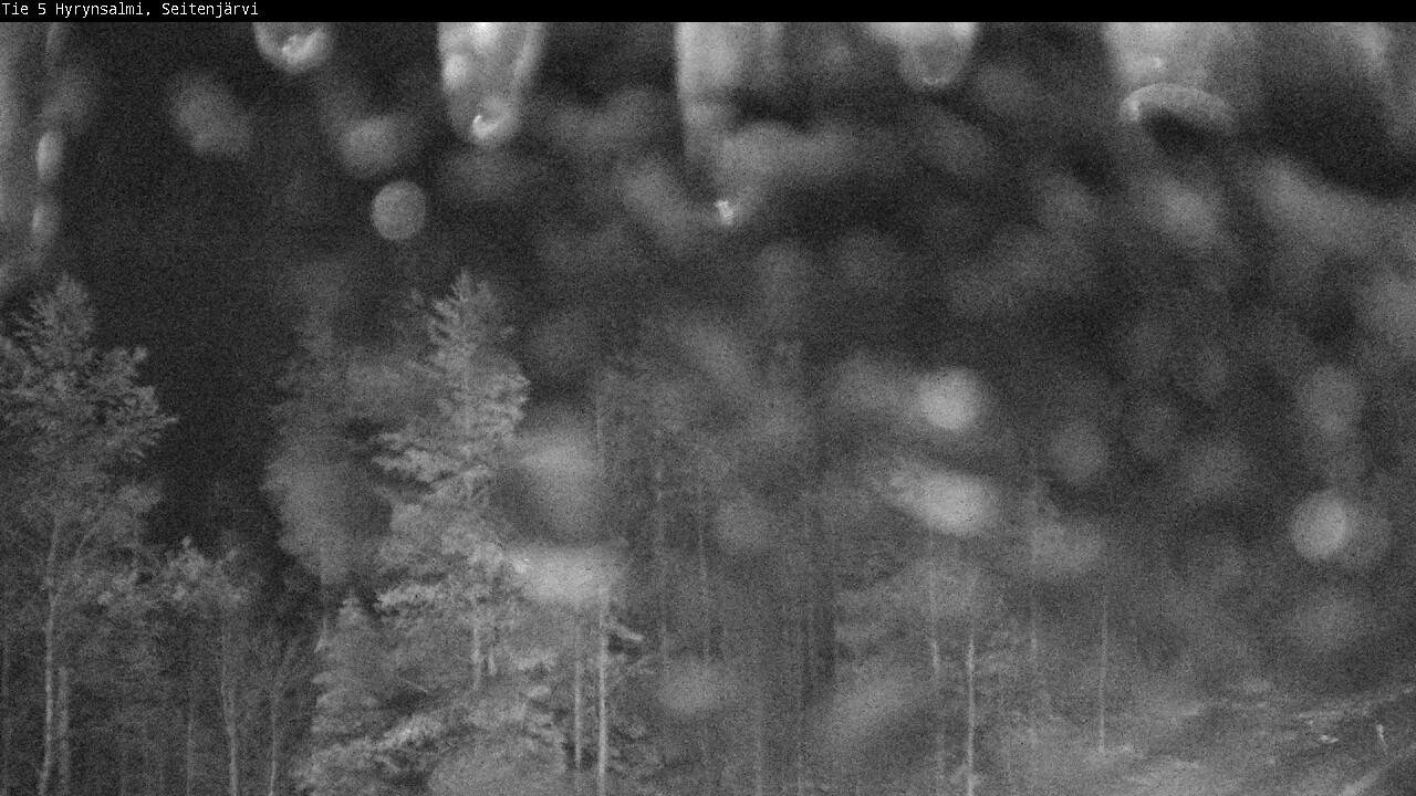 Weather Camera Image Väg 5 Hyrynsalmi, Seitenjärvi, Hyrynsalmi, Kainuu