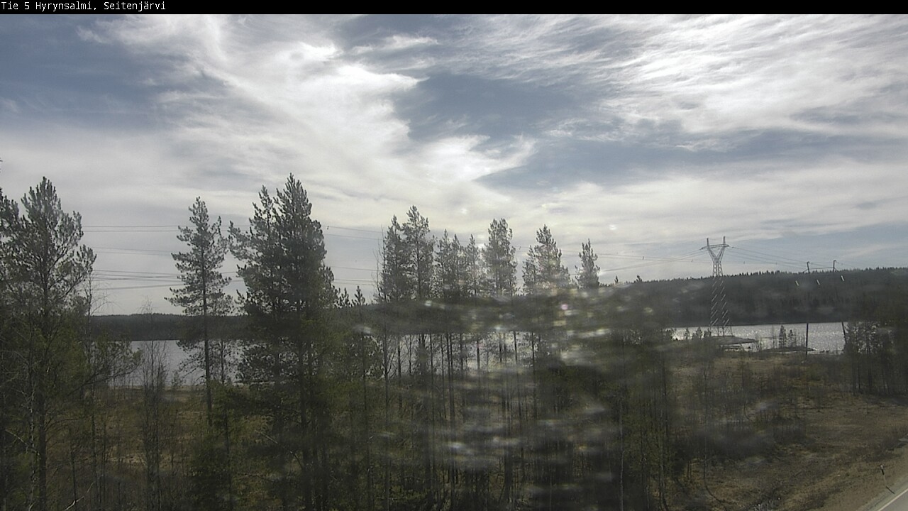 Weather Camera Image Väg 5 Hyrynsalmi, Seitenjärvi, Hyrynsalmi, Kainuu