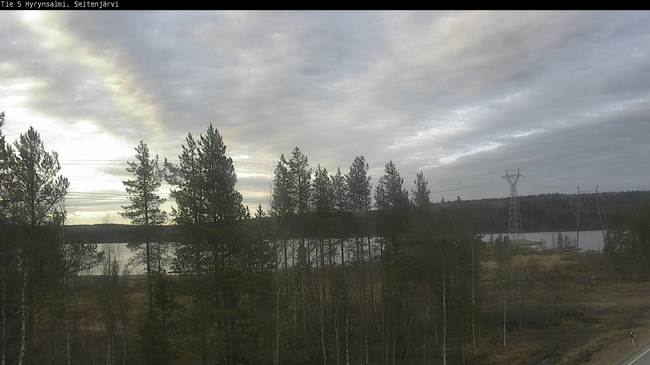 Kelikamerat Kuva Tie 5 Hyrynsalmi, Seitenjärvi, Hyrynsalmi, Kainuu