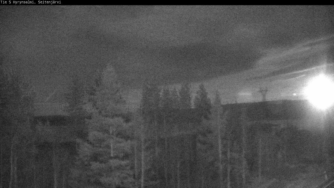 Weather Camera Image Väg 5 Hyrynsalmi, Seitenjärvi, Hyrynsalmi, Kainuu