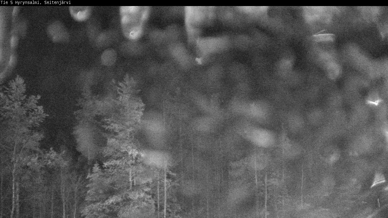 Weather Camera Image Väg 5 Hyrynsalmi, Seitenjärvi, Hyrynsalmi, Kainuu