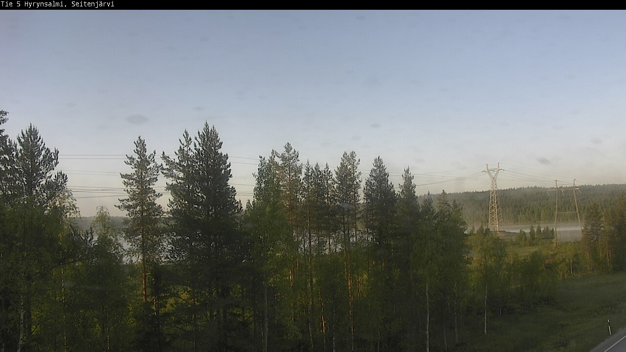 Kelikamerat Kuva Tie 5 Hyrynsalmi, Seitenjärvi, Hyrynsalmi, Kainuu