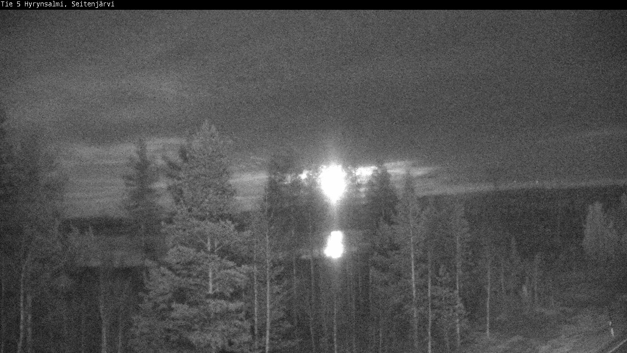 Weather Camera Image Väg 5 Hyrynsalmi, Seitenjärvi, Hyrynsalmi, Kainuu
